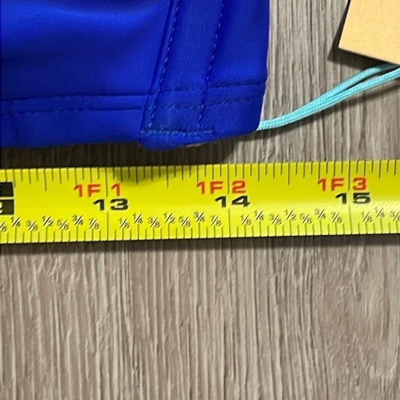 Kona Sol Women’s Bikini Swimsuit Large Blue High Waist Tie Side Stretch - Picture 13 of 17